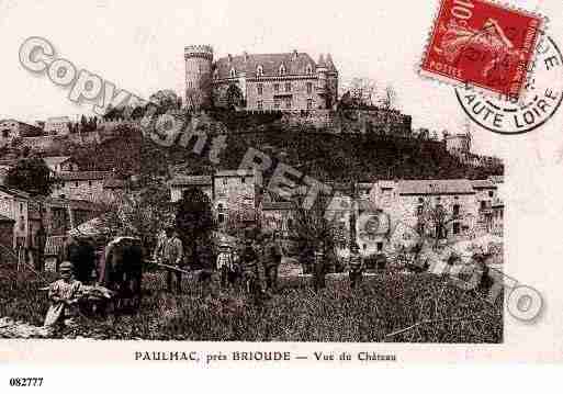 Ville de PAULHAC, carte postale ancienne