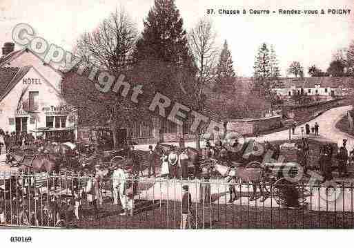 Ville de POIGNYLAFORET, carte postale ancienne