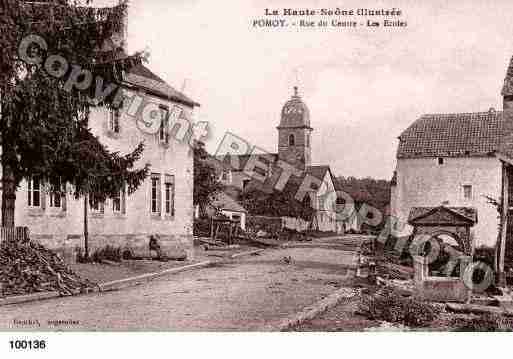 Ville de POMOY, carte postale ancienne