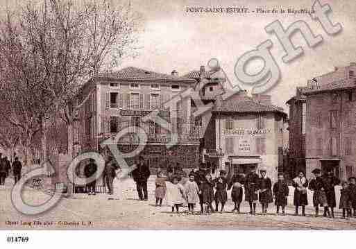 Ville de PONTSAINTESPRIT, carte postale ancienne