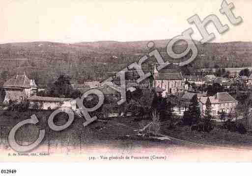 Ville de PONTARION, carte postale ancienne