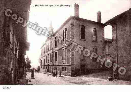 Ville de ROCHECHOUART, carte postale ancienne