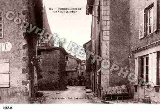 Ville de ROCHECHOUART, carte postale ancienne