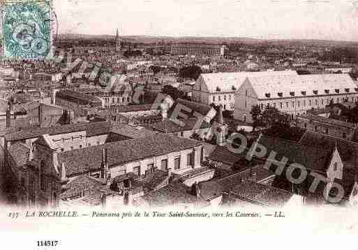 Ville de ROCHELLE(LA), carte postale ancienne