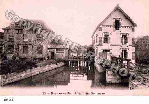 Ville de ROMORANTINLANTHENAY, carte postale ancienne