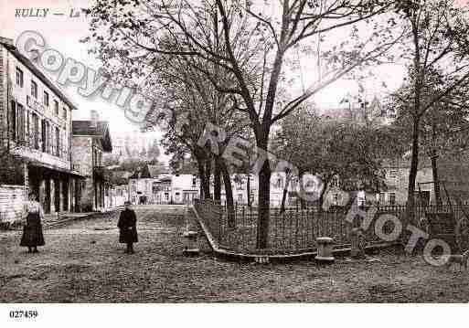 Ville de RULLY, carte postale ancienne