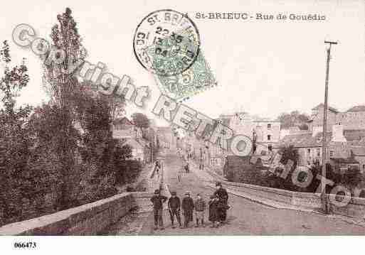 Ville de SAINTBRIEUC, carte postale ancienne