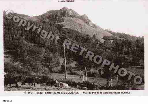 Ville de SAINTJEANDESOLLIERES, carte postale ancienne