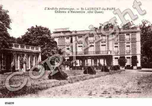 Ville de SAINTLAURENTDUPAPE, carte postale ancienne