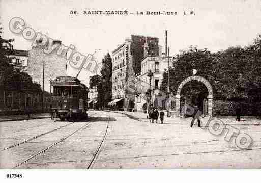 Ville de SAINTMANDE, carte postale ancienne