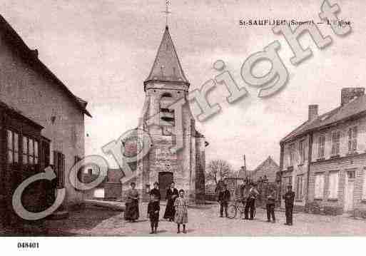 Ville de SAINTSAUFLIEU, carte postale ancienne