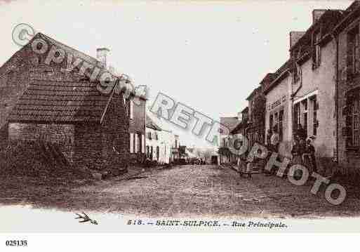 Ville de SAINTSULPICE, carte postale ancienne