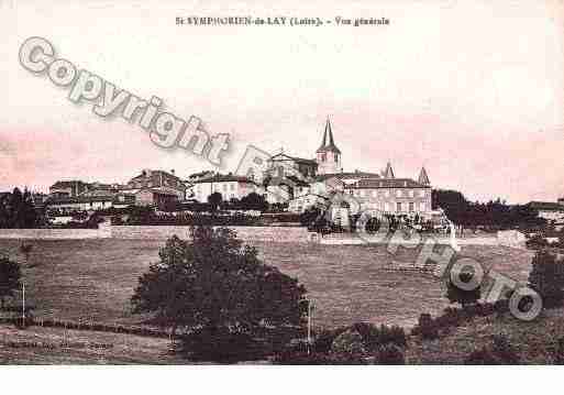 Ville de SAINTSYMPHORIENDELAY, carte postale ancienne