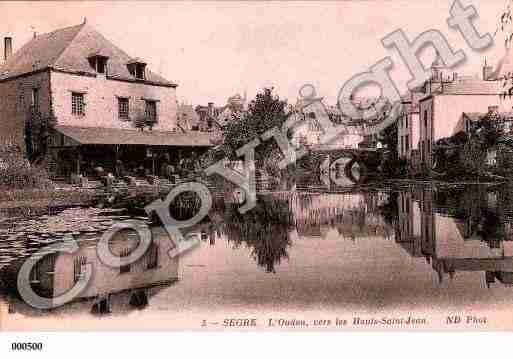 Ville de SEGRE, carte postale ancienne