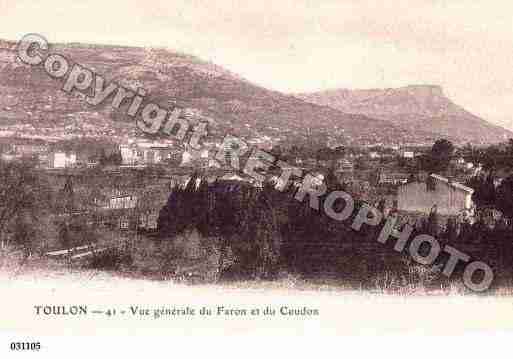 Ville de TOULON, carte postale ancienne