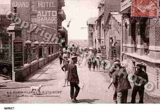 Ville de TOUQUETPARISPLAGE(LE), carte postale ancienne