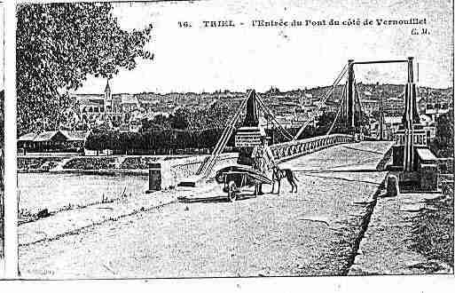 Ville de TRIELSSEINE, carte postale ancienne