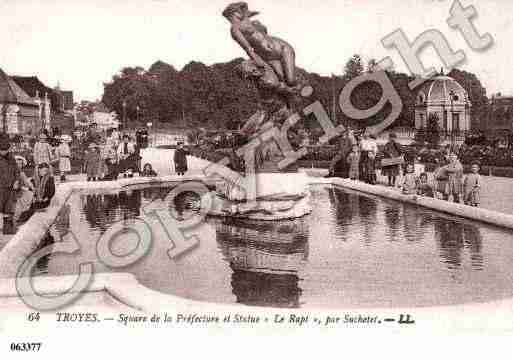 Ville de TROYES, carte postale ancienne