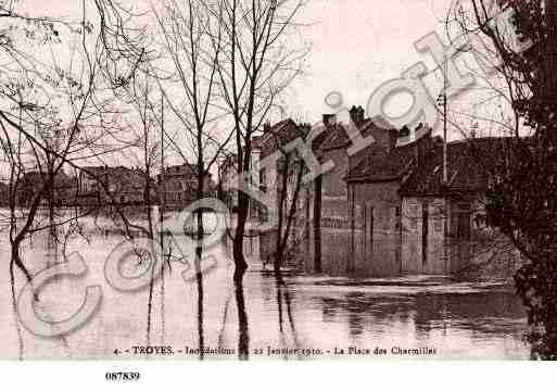 Ville de TROYES, carte postale ancienne