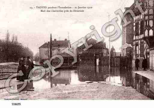 Ville de TROYES, carte postale ancienne