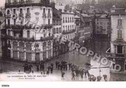 Ville de TULLE, carte postale ancienne