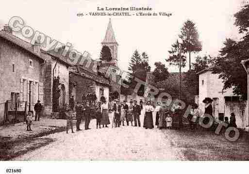 Ville de VANNESLECHATEL, carte postale ancienne