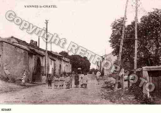 Ville de VANNESLECHATEL, carte postale ancienne