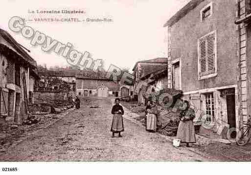 Ville de VANNESLECHATEL, carte postale ancienne