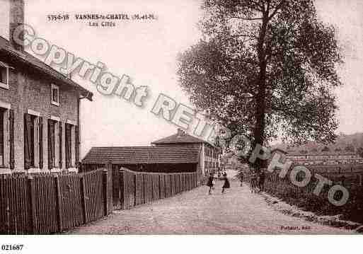 Ville de VANNESLECHATEL, carte postale ancienne