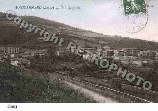 Ville de VAUXRENARD, carte postale ancienne