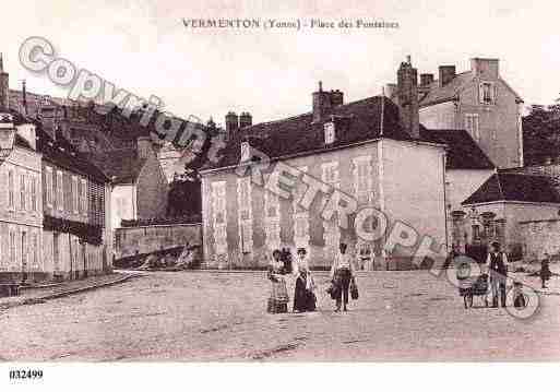 Ville de VERMENTON, carte postale ancienne