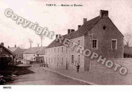 Ville de VIEVY, carte postale ancienne