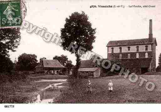 Ville de VISSEICHE, carte postale ancienne