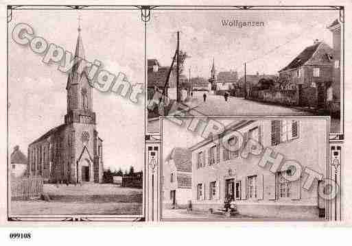 Ville de WOLFGANTZEN, carte postale ancienne