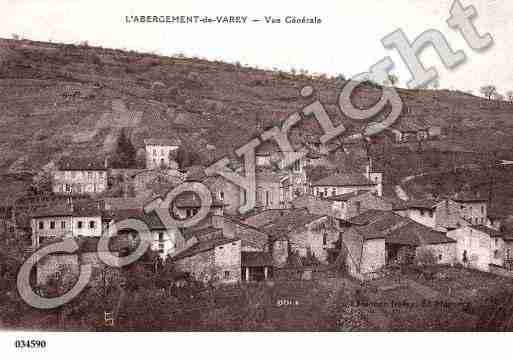 Ville de ABERGEMENTDEVAREY(L'), carte postale ancienne