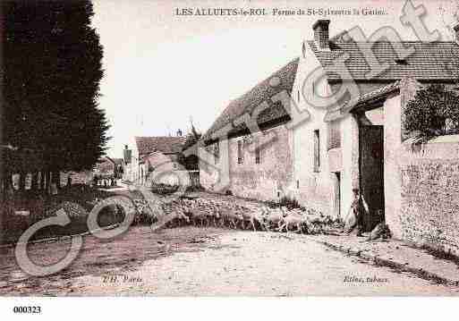 Ville de ALLUETSLEROI(LES), carte postale ancienne