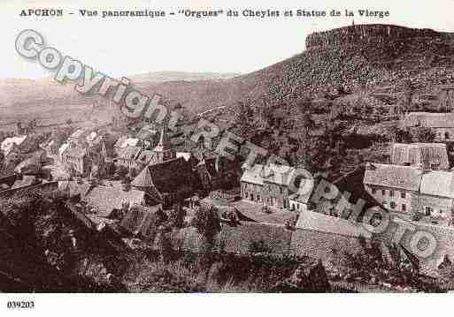 Ville de APCHON, carte postale ancienne