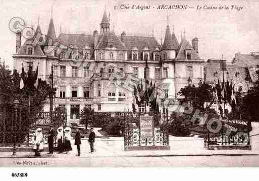 Ville de ARCACHON, carte postale ancienne