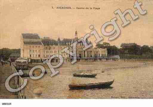 Ville de ARCACHON, carte postale ancienne