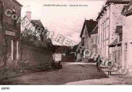 Ville de ARGENTRE, carte postale ancienne