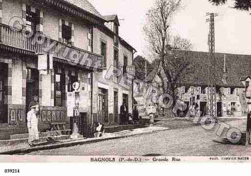 Ville de BAGNOLS, carte postale ancienne