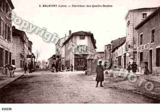 Ville de BALBIGNY, carte postale ancienne