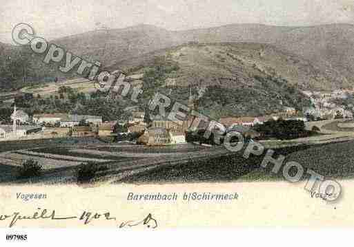 Ville de BAREMBACH, carte postale ancienne