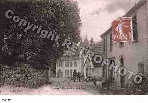 Ville de BASVILLE, carte postale ancienne