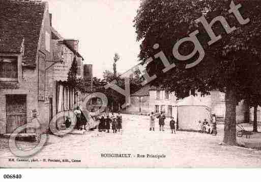 Ville de BOISGIBAULT, carte postale ancienne