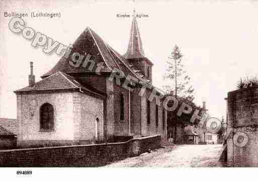 Ville de BOULANGE, carte postale ancienne