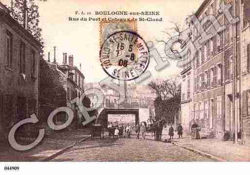 Ville de BOULOGNEBILLANCOURT, carte postale ancienne