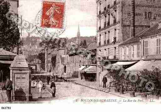 Ville de BOULOGNEBILLANCOURT, carte postale ancienne