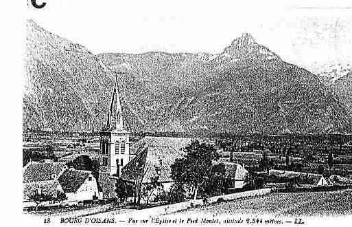 Ville de BOURGD'OISANS(LE), carte postale ancienne