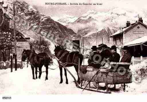 Ville de BOURGD'OISANS(LE), carte postale ancienne